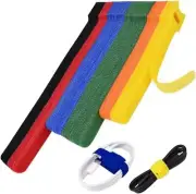 80pcs Cable Ties Reusable Multicolor, Wire Ties, Cord Ties Reusable