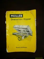 Meiller Dreiseiten-Kipper Ersatzteillisten Ersatzteile buch