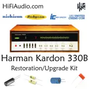 Harman Kardon 330B receiver restoration kit service recap capacitor rebuild