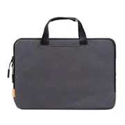13 Inch Business Casual Polyester Laptop Bag(Dark Gray)