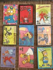 1993 Skybox The Simpsons Series 1 Wiggle 9 Card Set Lenticular (9 Card Lot)