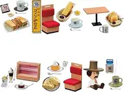 Rement Corporate Collaboration More Daisuki!! Coffee Makosho Komeda Coffee Shop Vol. 2 1 Box, Approx. 4.5 x W 2.8 x D 2.4 inches (115 x 70 x 60 mm), Made of PVC, ABS