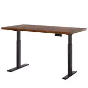 Artiss Standing Desk Electric Height Adjustable Sit Desks Black Brown particle b