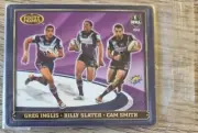 NRL Samboy Footy Frames Tazo ~ Inglis Slater Smith ~ Melbourne Storm ~ C 28/64