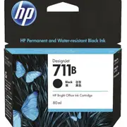 HP 711B Ink Cartridge High Yield Black 3WX01A