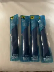 4 Pack Mission Reusable Instant Cooling Towel On the Go Blue 8” x 30” New