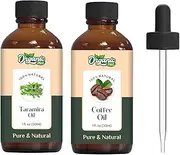 Organic Zing Oil Bundle : Taramira (Eruca vesicaria SSP. Sativa) (30ml) & Coffee (Coffea) (30ml) -Oil