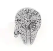 Star Wars Lapel Pin - 3D Millenium Falcon - stock Free AU Postage
