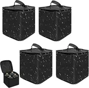 4 Pieces Fuels Cylinder Storage Bag - GasTank Protective Bag - Camping GasCanister Stove Bag - 600D Oxford Fabric | for Outdoor Camping,Cooking,Travel, Picnic