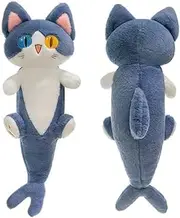 Cute Plush Shark Toy, Soft Cartoon Shark Cat Stuffed Animal Pillow Suitable for Birthday for Boys and Girls (20 Inch)