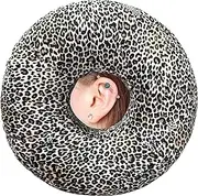 BVOKQUC Ear Piercing Pillow for Side Sleepers Pillows with Holes for Ear Pain,Donut Pillow for Ear Side Sleeping Pillow for Adults CNH Ear Pain Relief Pressure Sores Ear Pillow with Hole in Center