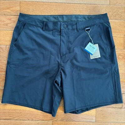 Patagonia Mens 38 Hydropeak Hybrid Walk Shorts 19" Black Active Outdoors Golf