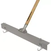 MARSHALLTOWN Gauge Rake 36" w/ Handle Adjust Powder-Coated Aluminum Ash Tapered