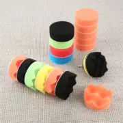 19Pcs/Set 3" Inch Car Polishing Pad Kit Car Buffer Cleaning M14 Drill Adapter