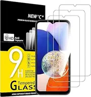 [NEW'C] Pack of 3 for Samsung Galaxy A14 5G/4G, M14 5G for Tempered Glass, Scratch Free, 9H Hardness, HD Screen Protector, 0.33 mm Ultra Clear, Ultra Resistant