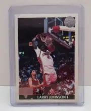 1991 Front Row Draft Pick Silver Set #2823, Larry Johnson