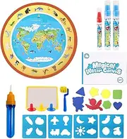 Water Paint Mat,Doodle Drawing Mat | Fun Graffiti Pad, 31.5x31.5 Inches, Reusable Canvas, Multi-Functional Educational Toys for Children, Birthday, Classroom, Living Room