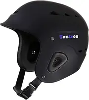 Tontron Adult Watersports Skateboard Bike Outdoor Helmet with Ears Protective Pads