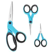 Fabric Scissors, Scissors Set with Sharp Stainless Steel Blade and Soft Handl...
