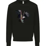 A Vulture Illustration Birds of Prey Kids Sweatshirt Jumper