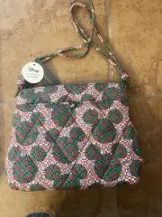 NWT, Vera Bradley Disney Mickey Mouse Kaleidoscope Lavender Original Hipster