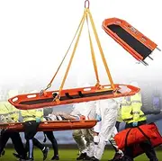 Rescue Basket Stretcher, stainless steel basket for emergency stretcher, with lifting straps and lifting sling, for helicopter and rescue