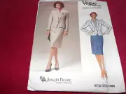 VOGUE AMERICAN DESIGNER JOSEPH PICONE #1365-LADIES JACKET-SKIRT PATTERN 14 FF