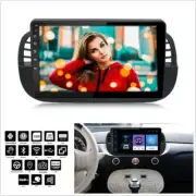 9" Car Stereo Radio GPS Navi Player WiFi Mirror Link 1+16GB For 2007-15 Fiat 500