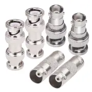 BNC Adapter Kit 6PCS BNC Male Female to Male Female RF Coax Coaxial Connector