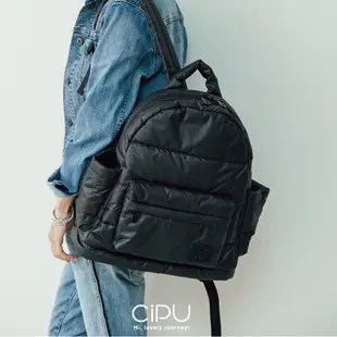 CiPU喜舖 Airy後背包(ECO黑嘿） 媽媽包/後背包/大容量/大容量多隔層/輕量包/母嬰媽咪包/通勤包/旅行包