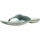 Clarks Womens Brinkley Sail Blue Flip-Flops Shoes 12 Medium (B,M) BHFO 4931