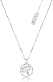 [Disney] Women's 925SS THOR HAMMER NECKLACE Pendant Necklace, Silver, 45CM