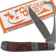 Cattlemans Cutlery Rosewood Handles Stockyard Farriers Trapper Knife Hoof Pick
