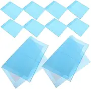 Gatuida 10 Set Bird Cage Paper Absorbent Bird Cage Liners Cage Pee Pads Parrot Cage Covers Bird Cage Pad Paper Pet Cages Cushion Pad Waterproof Cockatiel Birdcage Pads Parrots Poop Blue