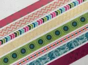 Recollections Washi Tape Tube, Boho Mix metallic gold 8 rolls washi tape planner