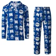 NEW North Melbourne Kangaroos Mens Flannel PJ Set
