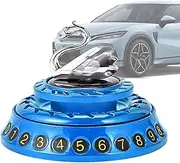 Car Parking Card Number Plate | Multifunctional Rotating Swan Solar Power Aromatherapy Diffuser | Dashboard Phone Number Plate, Air Freshener Oil Diffuser for Vehicle, Truck