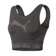 PUMA Womens Evoknit Crop Top Sports Bra