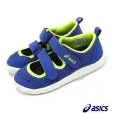 在飛比找遠傳friDay購物優惠-Asics 童鞋 Amphibian 9 藍 綠 中童 小朋