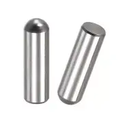 12x40mm Dowel Pins, 2pcs Round Head Flat Chamfered End Dowel Pin