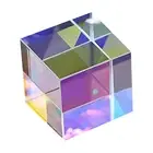 Clear Glass Crystal Prism Suncatche for Teaching Light Spectrum Physics