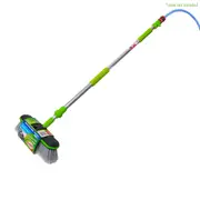Sabco Brush Car Caravan Wash Flow Through Hose PRO Cleaning Telescopic Scrubs