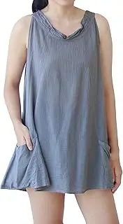 [Was Then Is Now] Breezy MilkBar Dance Smock Shirt in Light Cotton Summer Sleeveless