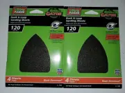 Gator Ultra Power hook & loop MOUSE 7701 sanding sheet 120 grit 2 Pack