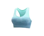 Women’s Racerback Sports Bra Yoga Bra Impact Workout Running Bra - GREEN