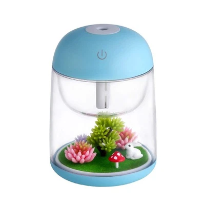 Micro Landscape Humidifier with Changing Led Light,Adjustable Mist Mode, Wate...