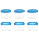 6 Pack 16 Oz Soup Containers Microwave/Dishwasher Safe Meal Prep Containers