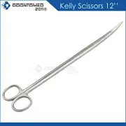Fish Aquarium Cleaner Kelly Scissors Curved 12" Long Handle Sharp/Sharp New