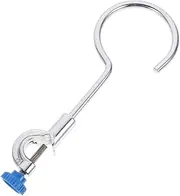 ABOOFAN Funnel Rack Flask Beaker Fastener Support Stand Clamps Retort Stand Ring Support Clamp Ring Fastener Retort Ring Distillation Securer Clamp Lab Support Clamp Ring Stand Silver Iron