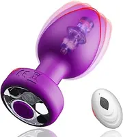 Anal Plug Adult Sex Toy,Adult Sex Toys and Games for Men Women,Wireless Remote Control 10 Frequency Vibration,Small Butt Plug for Female Male Prostate Massage Vibrating Anal Sex Toys for Men